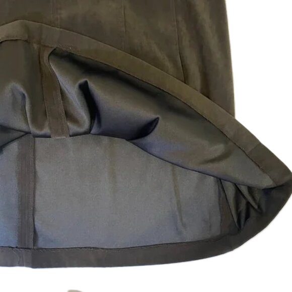 Reitmans Vintage Brown Pleated Skirt Soft Brushed Stretch Stretch Size 10/11 - Picture 4 of 10